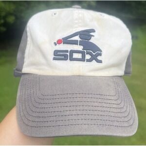 Chicago White Sox 47 Twins Cooperstown Collection Strapback Hat Distressed MLB